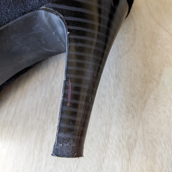 Isaac Mizrahi for Target Black Faux Suede Booties size 8 - Picture 12 of 13